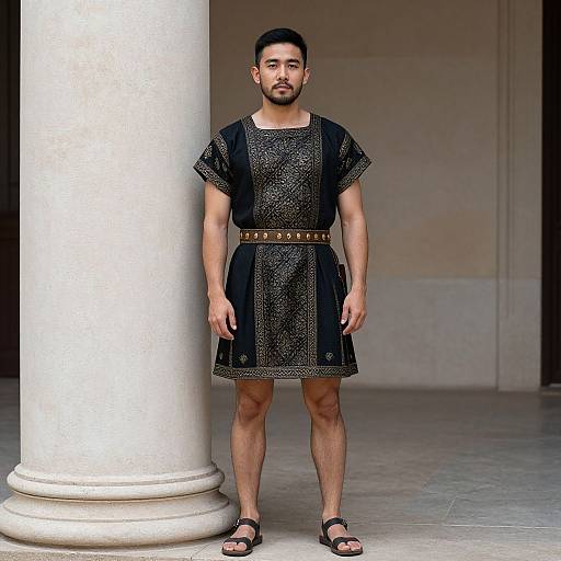 Realistic Roman Male Costume Portrait