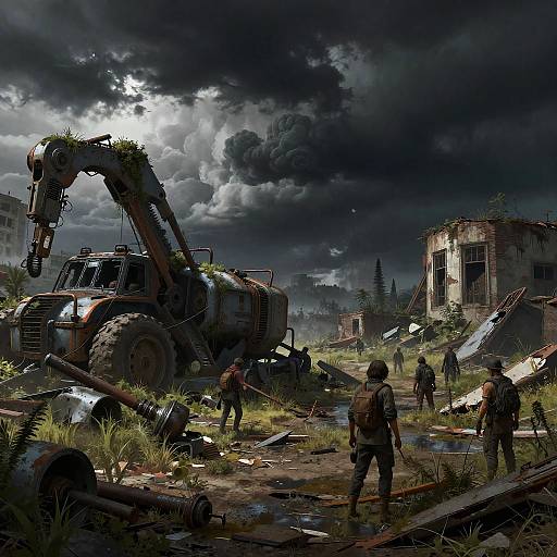 Post-Apocalyptic Wasteland Concept Art
