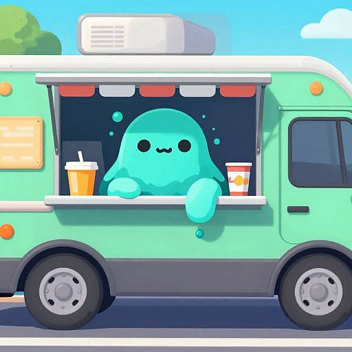 Amorphous Blob Food Truck Game