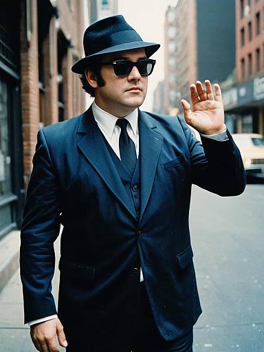 Blues Brothers Costume Cosplay Portrait