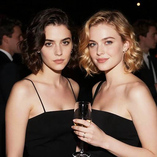 Two Women at a Stylish Party