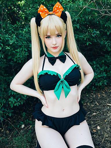 Cosplay photo of abigail williams (emerald float) (fate). Costume clothes