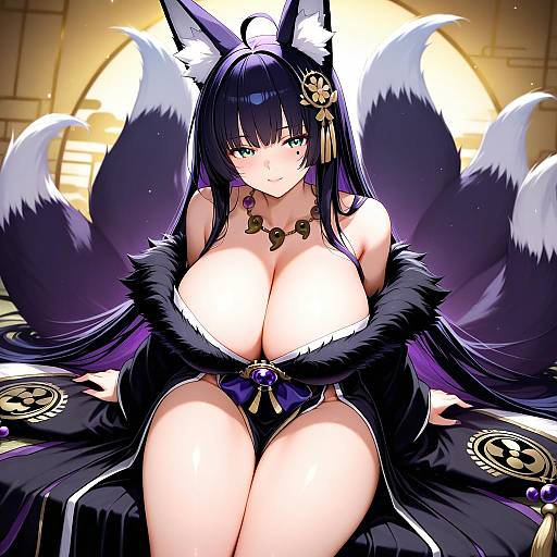 Illustration of Musashi (azur lane), azur lane in the style of Yoshioka yoshiko