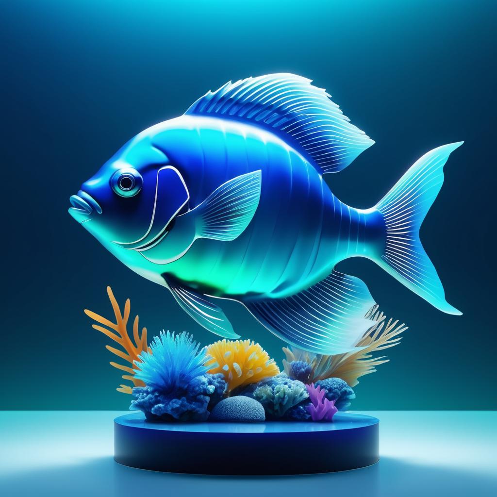 Ultra-Realistic Resin Fish Sculpture Showcase