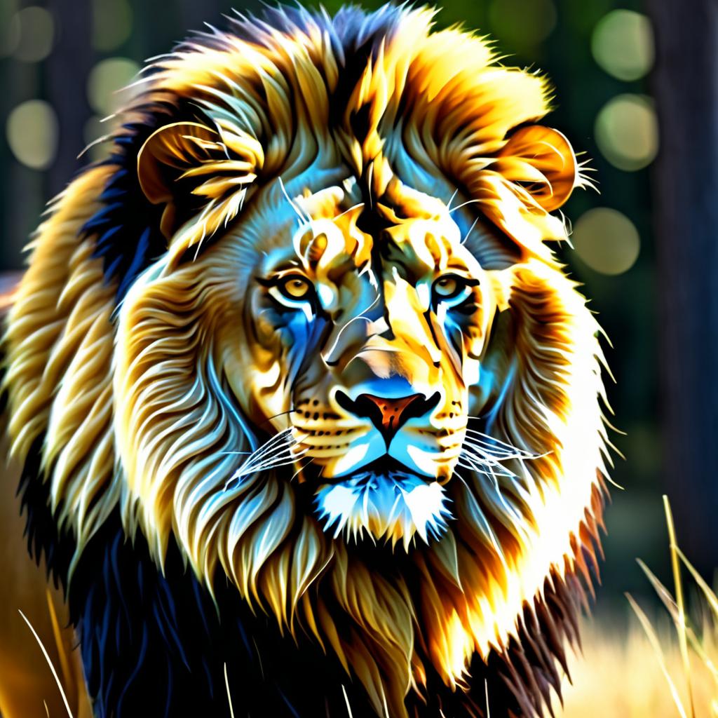 Ultra-Detailed Majestic Lion Portrait