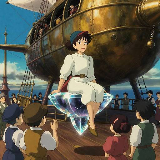 Fortune Aviatrix on Brass Airship Promenade