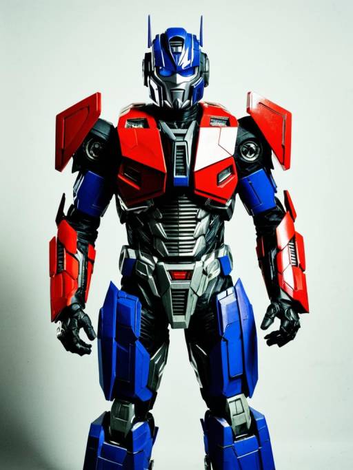 Man in Detailed Transformers Costume