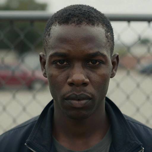 Portrait of Young Black Man in Jacket