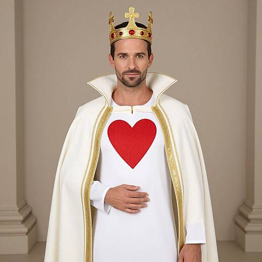 Premium Adult King Hearts Costume