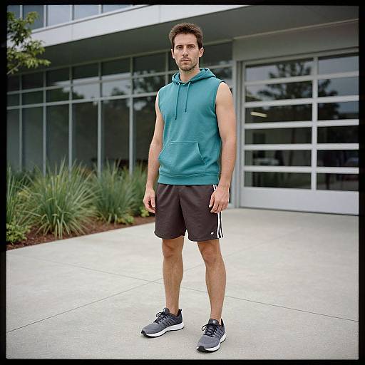 Sporty Man by Modern Glass Facade