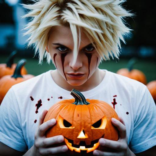 Bakugou Halloween Costume Portrait