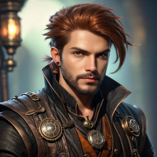 Steampunk Male Rogue Portrait