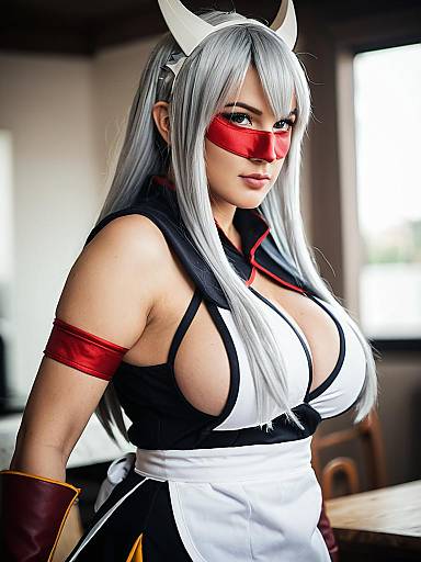 Lifestyle costume photo of Aldra (queen's blade). Cosplay clothes