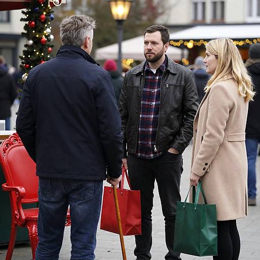 Festive Outdoor Gathering with Friends