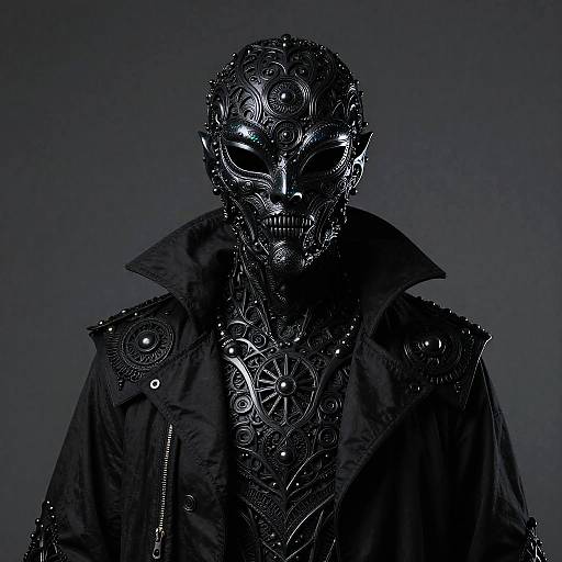 Sadistic Plague Doctor Alien Villain