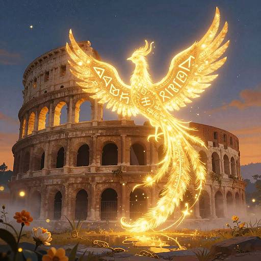 Enchanted Amphitheater Under Starlight