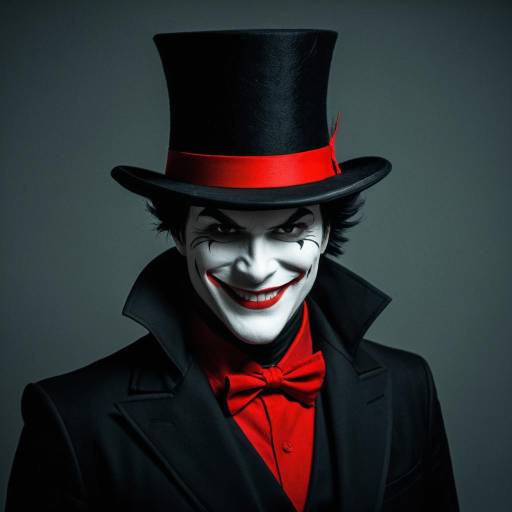 Evil Black Hat Villain Cosplay Costume