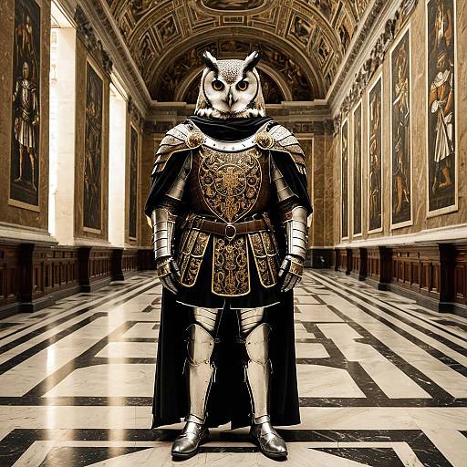 Renaissance Owl in Vatican Library