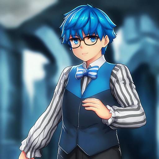 Illustration of Hans christian andersen (fate), fate (series) in the style of Erkaz