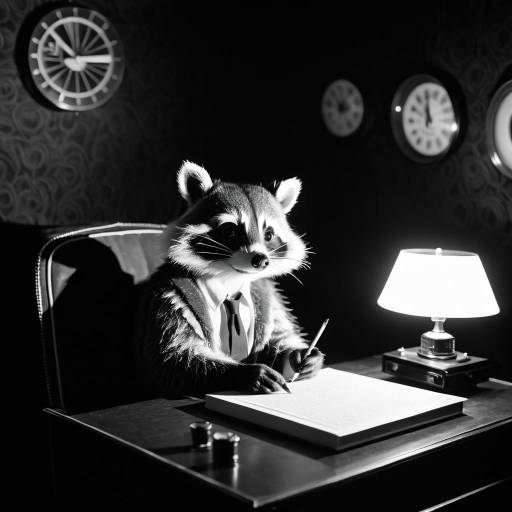 Raccoon Noir: A Literary Intrigue