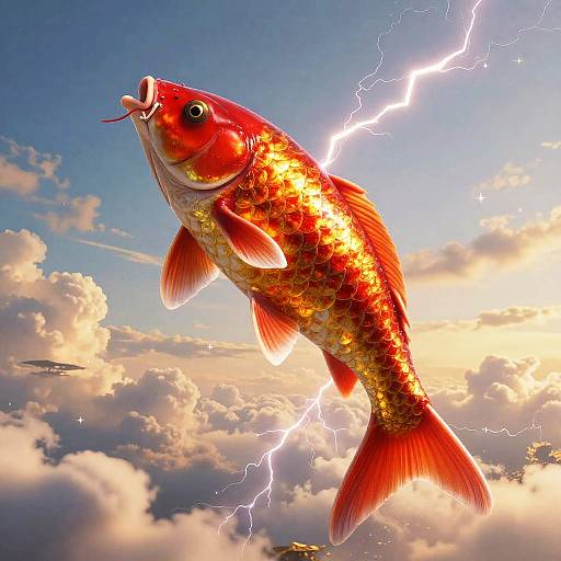 Epic Red Carp in Chinese Mythology