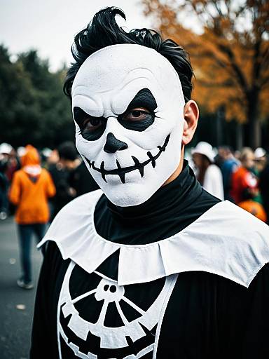 Realistic Cartoon Halloween Cosplay Portrait