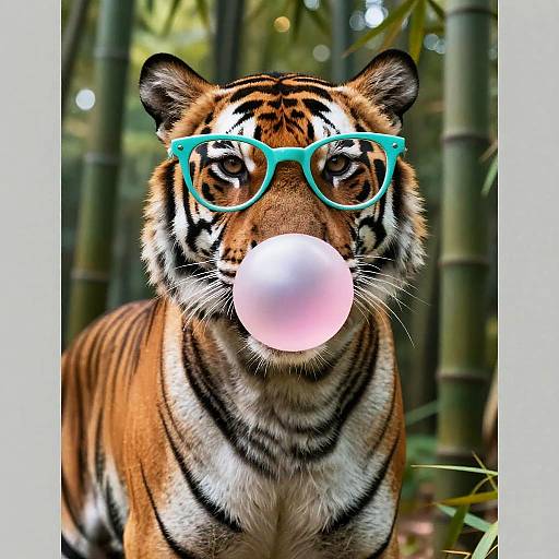 Surreal Bengal Tiger Portrait