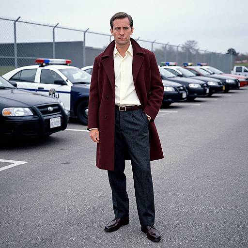 Confident Man in Elegant Outfit