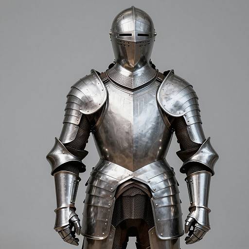Hyper-Realistic Knight's Polished Armor
