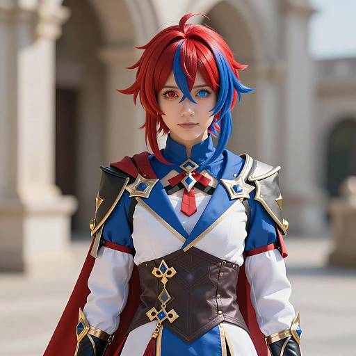 Alea Cosplay with Heterochromia