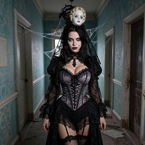 Victorian Haunted Woman in Asylum