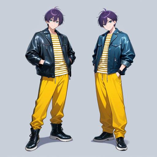 Twilight Twins in Stylish Leather Attire Twilight Twins in Stylish Leather Attire
