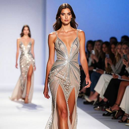 Glamorous Evening Gown Runway Showcase