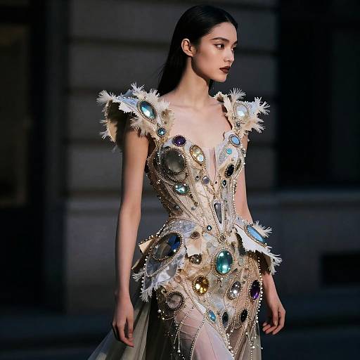 Statuesque Maison Margiela Couture Portrait