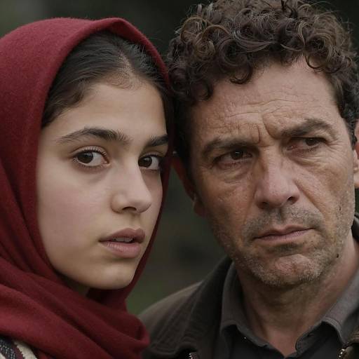 Intimate Close-Up of Two People