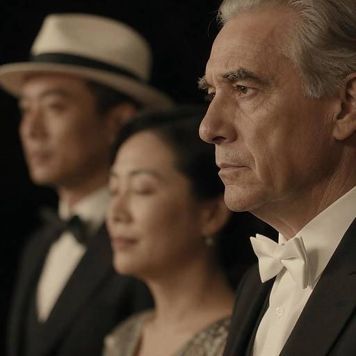 Dramatic Close-Up Portraits in Contrast