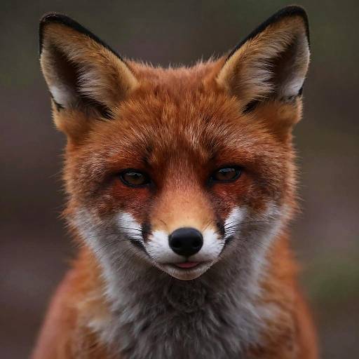 Close-up Portrait of a Red Fox