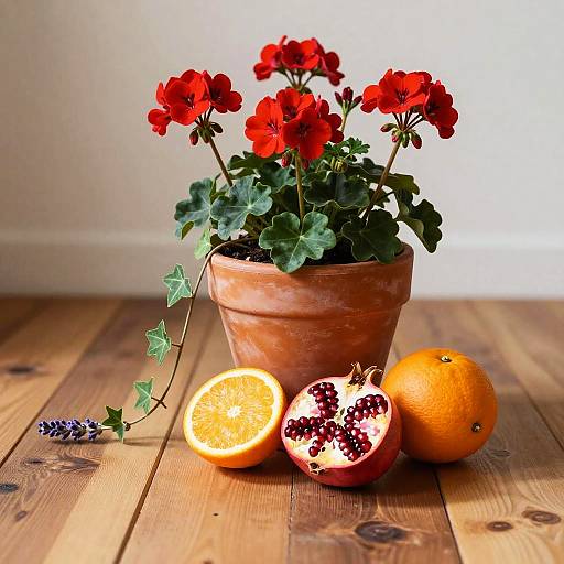 Rustic Terra Cotta Pot Still Life