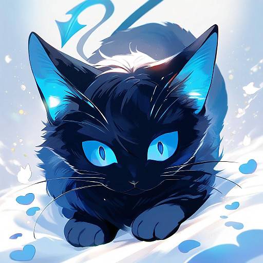 Illustration of Grim (twisted wonderland), twisted wonderland in the style of Chiri (atlanta)