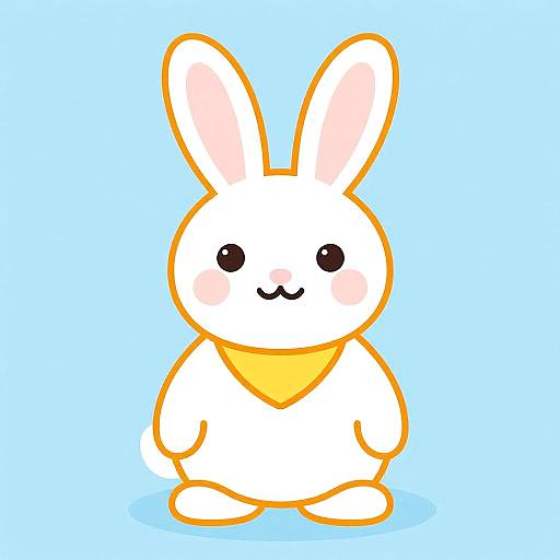 Colorful Rabbit Vector Illustration