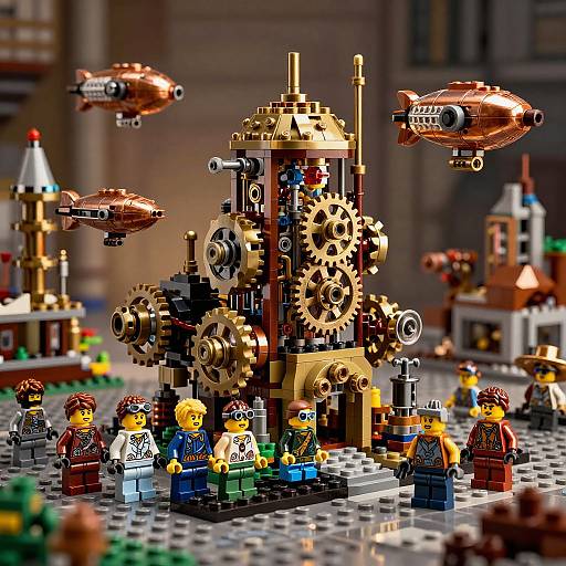 Steampunk Metropolis Lego Sets
