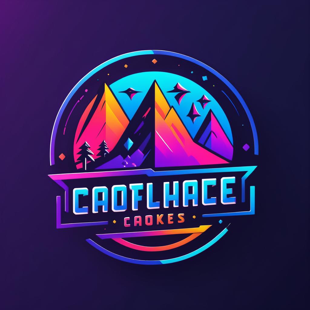 Vibrant Logo Design for Adventure Games