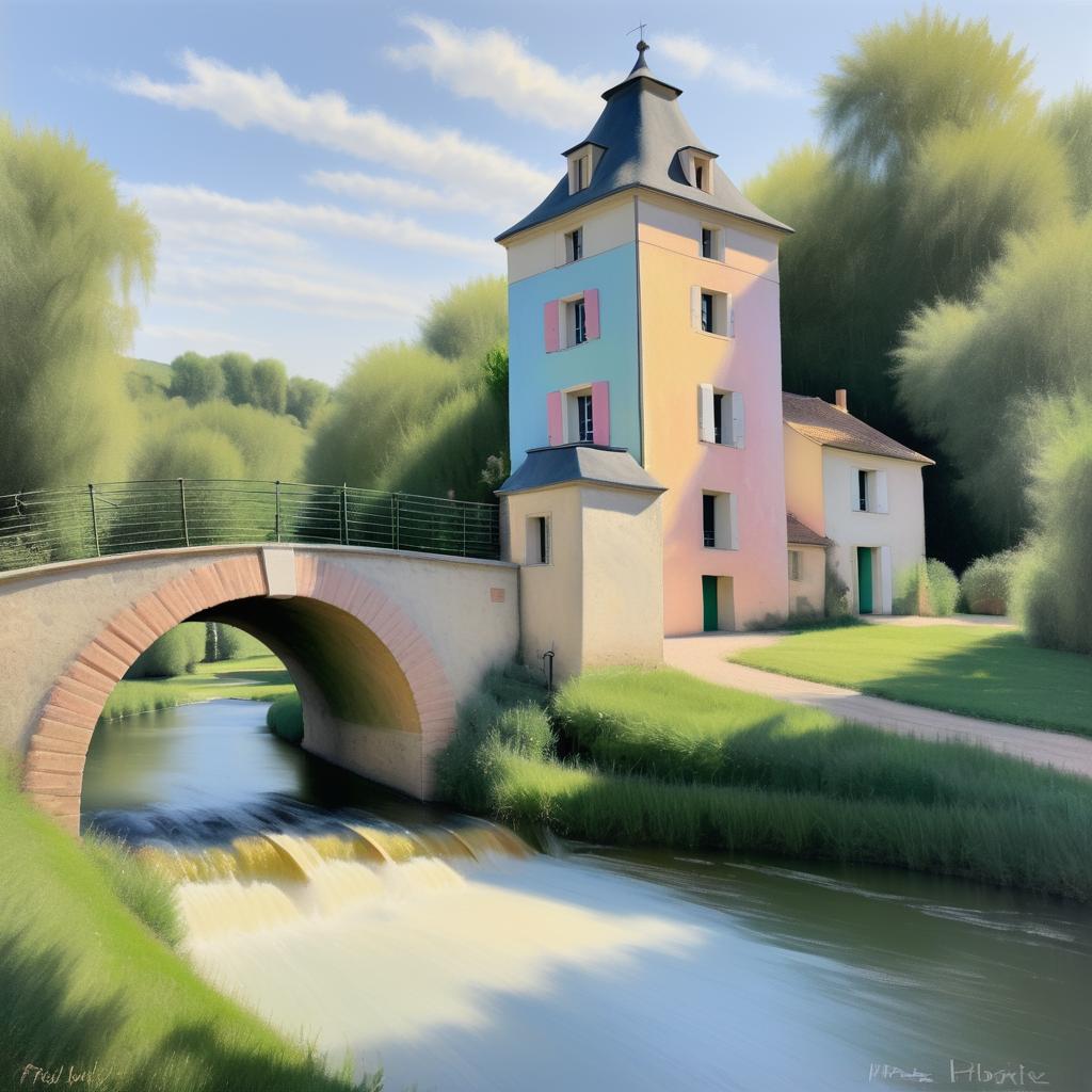 Symbolic Pastel Interpretation of a Moulin