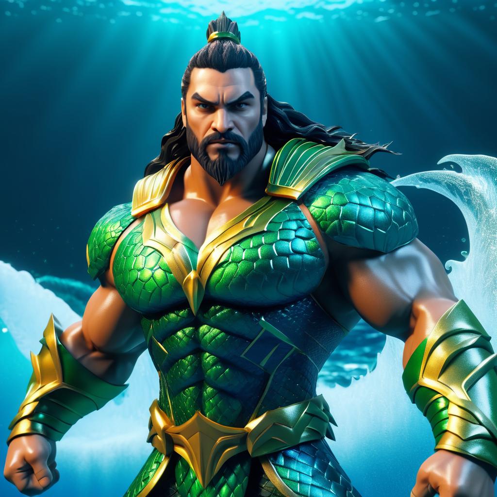 Aquaman: Muscular Ruler of the Seas