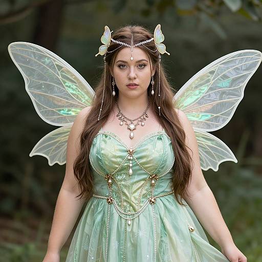 Realistic Plus Size Fairy Costume