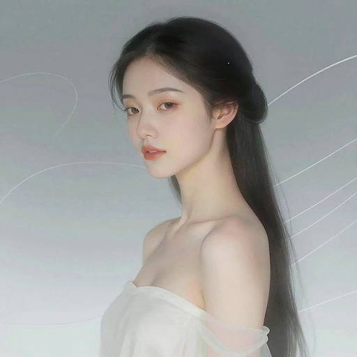 Elegant Ethereal Portraits with Futuristic Flair