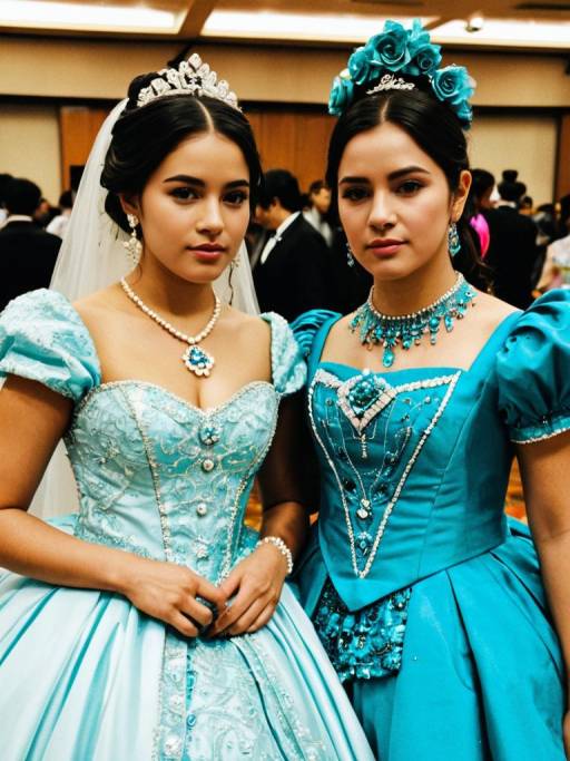 Realistic Cosplay of Quinceanera Dress Woman