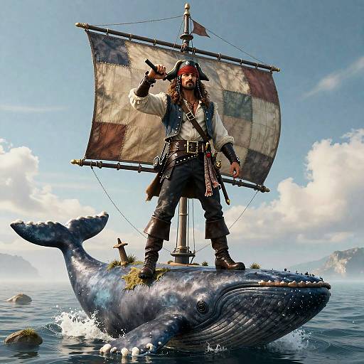 Sky Pirate on Floating Whale Island