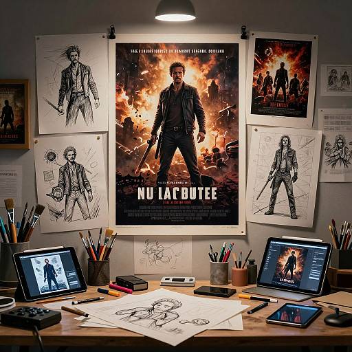 Chaotic Creative Movie Poster Studio