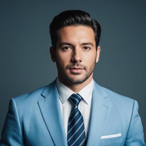 Professional Headshot of Man in Blue Suit